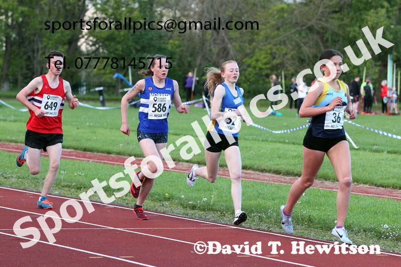 3000 metres, 2021 North East Grand Prix No. 2, Monkton, Wednesday, May 19th. Photo: David T. Hewitson/Sports for All Pics